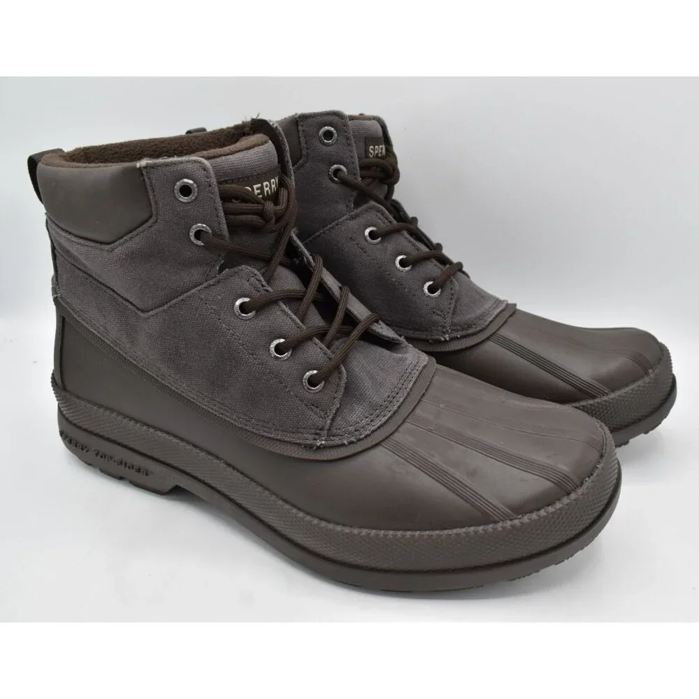 Sperry Mens Size 11 Cold Bay Wax Grey Water Resistant Insulated Chukka Boots‎